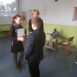 Odwiedziny w szkole podstawowej w Barwicach